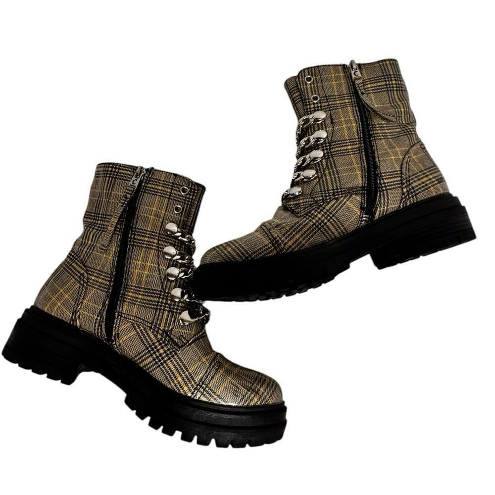 Circus by Sam Edelman Women's Gili Fashion Boot, Yellow Multi Zip Up Size 6.5 - Picture 8 of 12